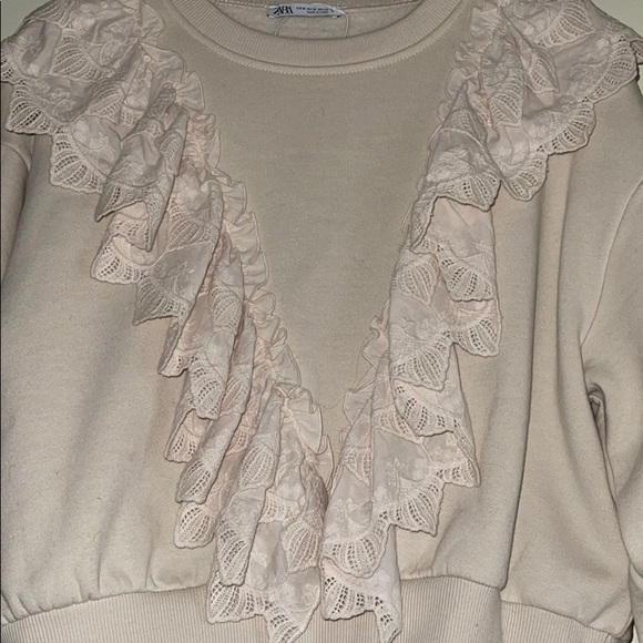 Ruffled sweatshirt - Picture 3 of 4